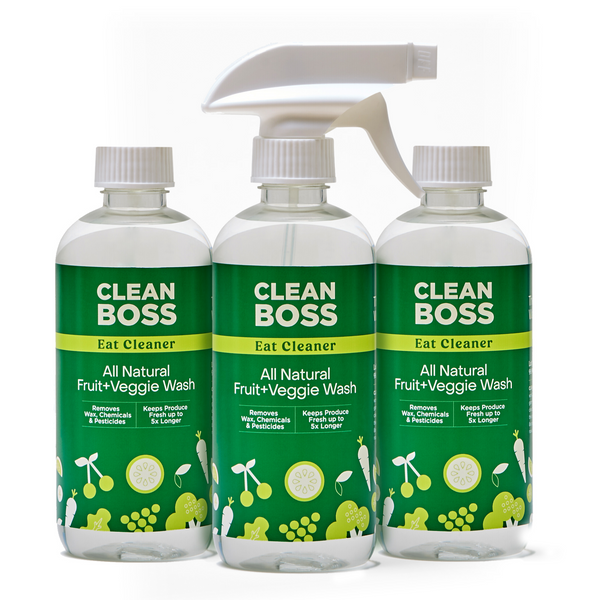 Eat Cleaner All Natural Fruit & Veggie Wash 12 oz. Spray | Clean Boss ...